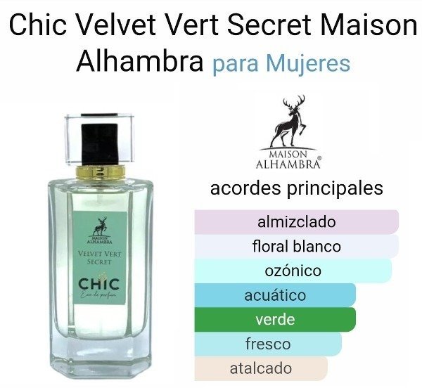 Velvet Very Secret Chic - Maison Alhambra - 100 ML. - Image 2